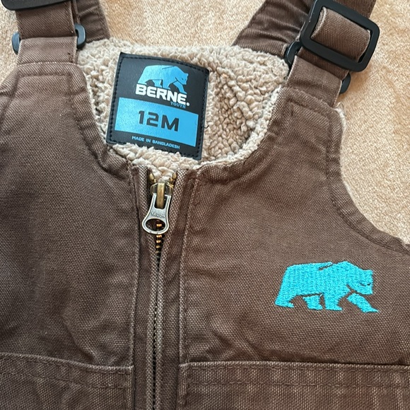 Berne Softstone Insulated Duck Bibs - Picture 2 of 4